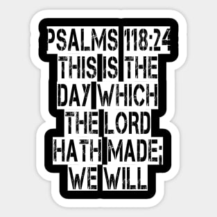 Psalms 118:24 Sticker